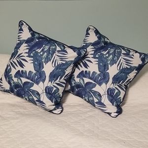 Throw pillow pair